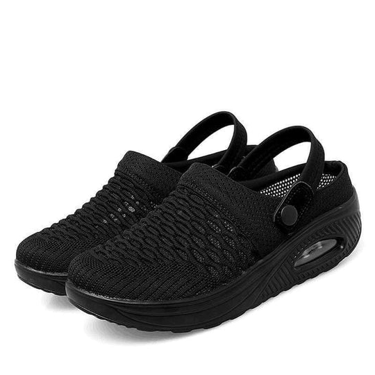 Women's Air Cushion Walking Sneakers with Orthopedic Support for Plantar Fasciitis Relief & Posture Correction