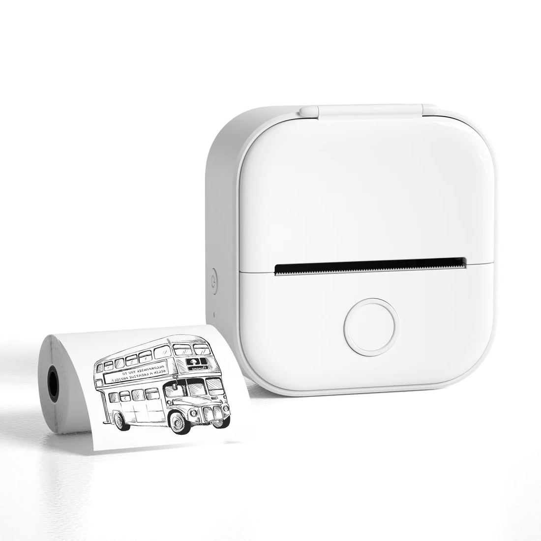 Portable Mini Thermal Label Printer Home Photo Printer
