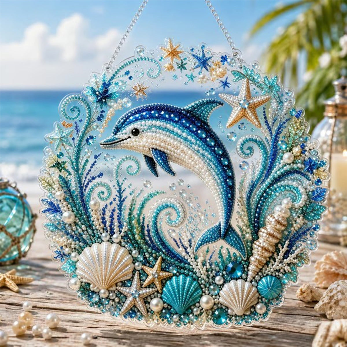 Kit de arte con perlas oceánicas Pearlcove DIY