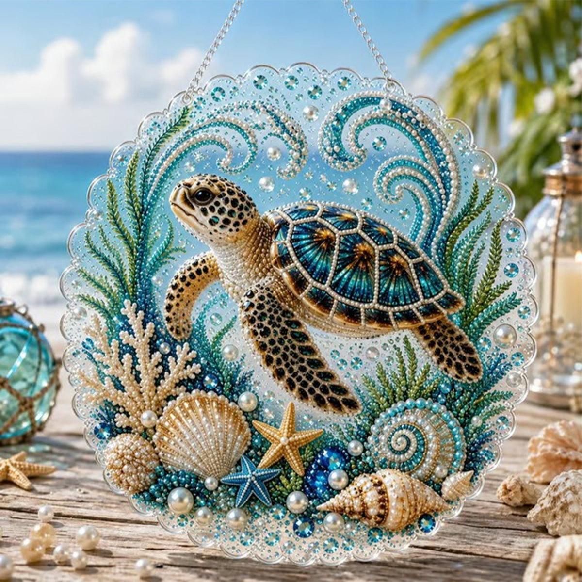 Kit de arte con perlas oceánicas Pearlcove DIY