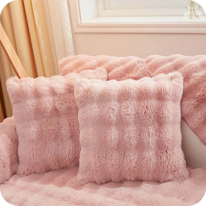 Soft Plush Furniture Throws for Sofas & Chairs – Winter Couch Protectors with Non-Slip Backing