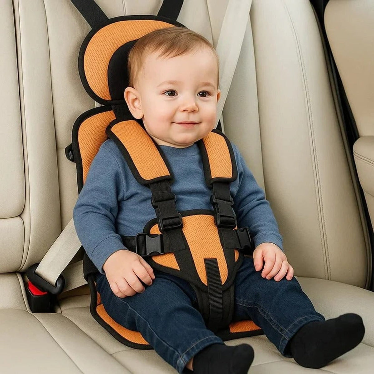Asiento de seguridad portátil para niños