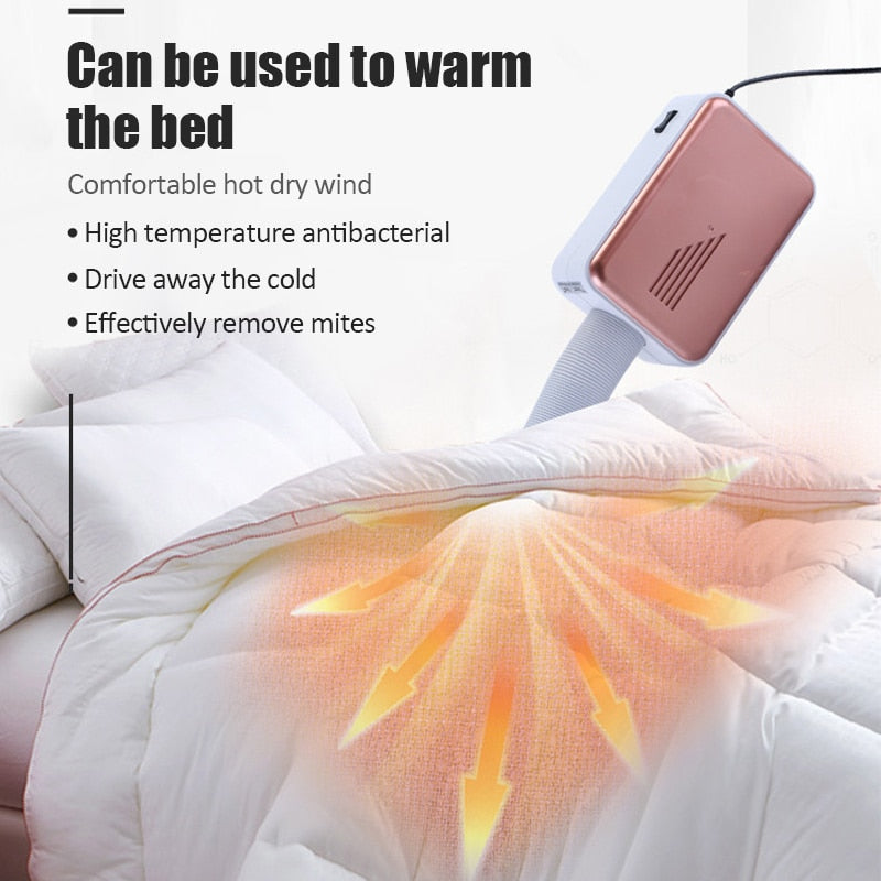 Portable Electric Clothes Dryer with Heated Air Circulation for Quick Drying