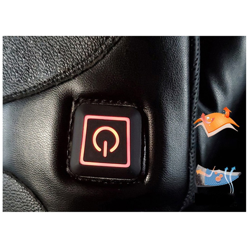 Battery-Powered Heated Gloves with Touchscreen Fingers – Windproof Winter Hand Warmers for Men & Women