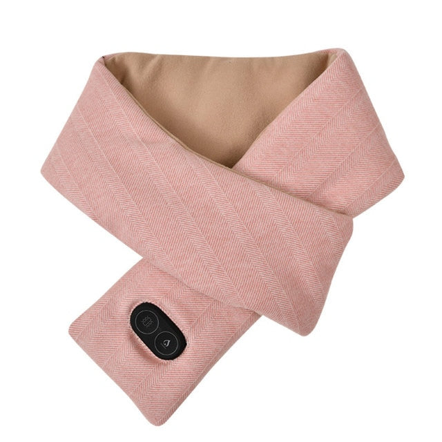 USB Heated Fleece Neck Warmer with 3 Temperature Settings