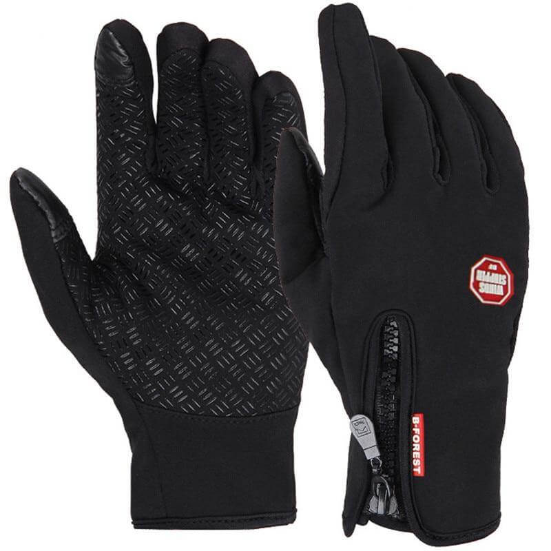Touchscreen Winter Gloves with Fleece Lining & Windproof Shell for Cold Weather