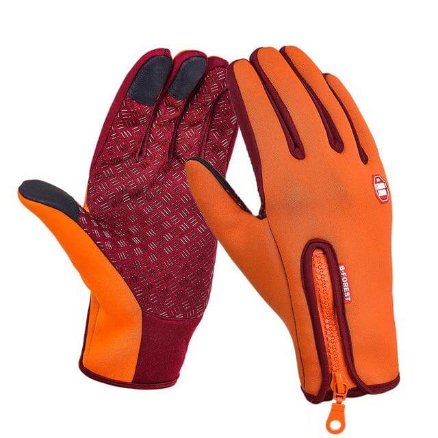 Touchscreen Winter Gloves with Fleece Lining & Windproof Shell for Cold Weather