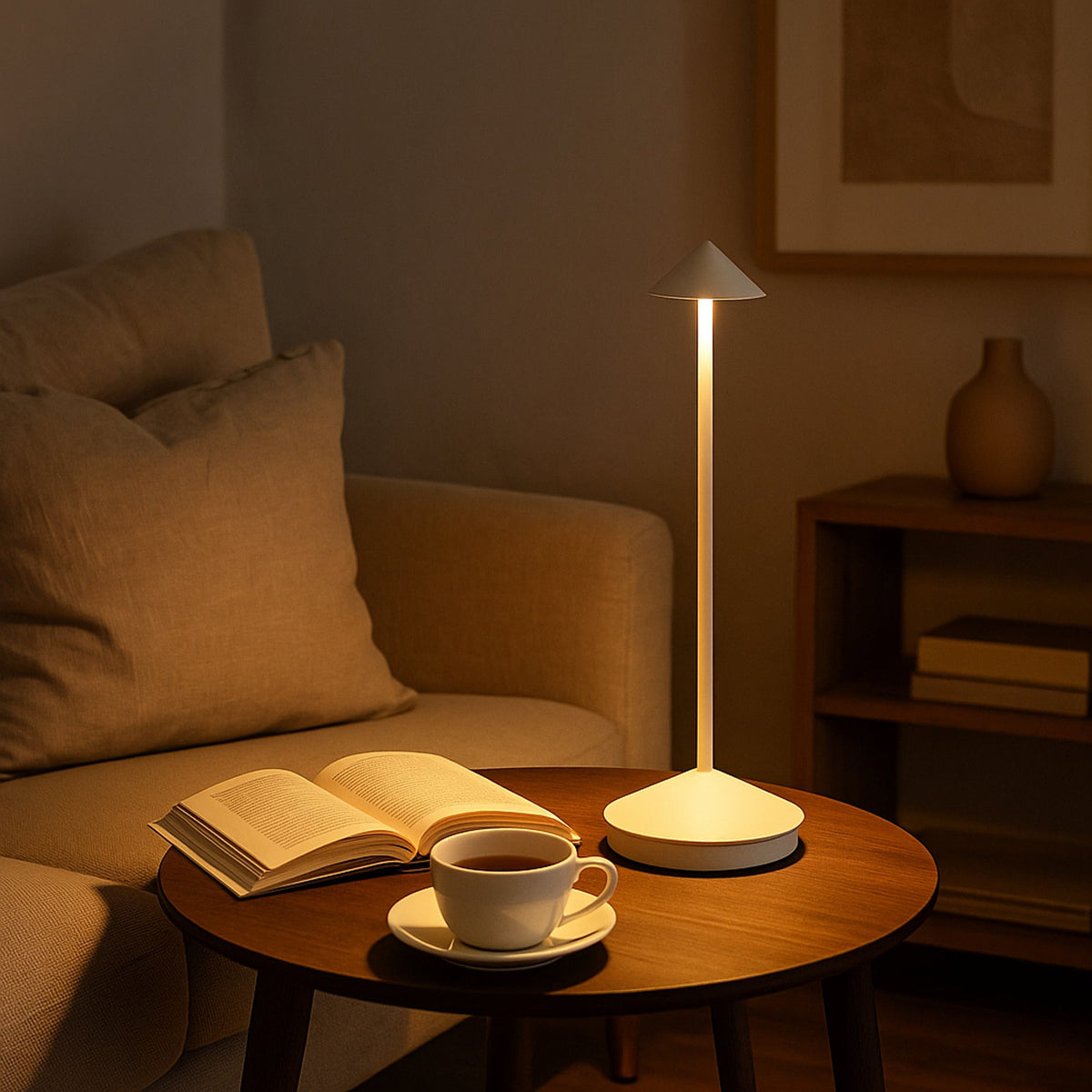 Cordless Dimmable Rechargeable Table Lamp
