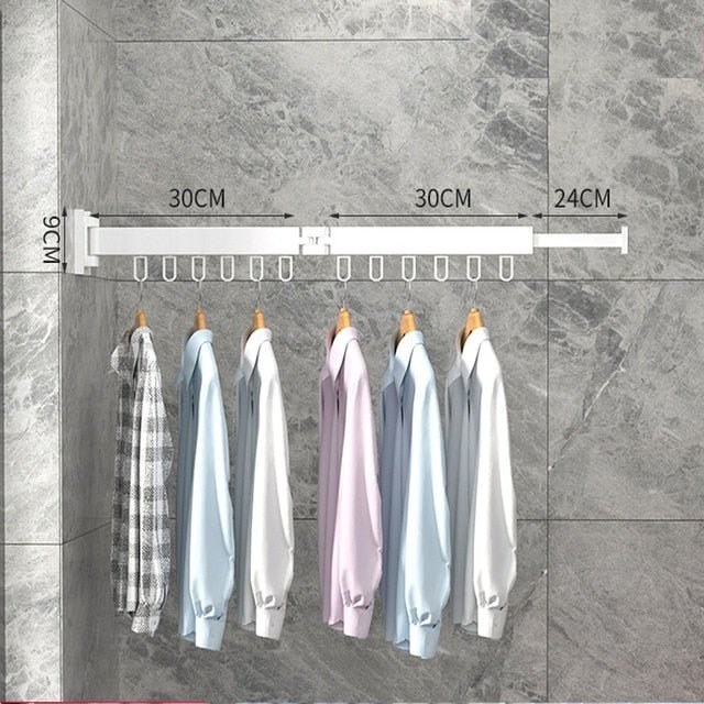Tendedero de pared retráctil unisex