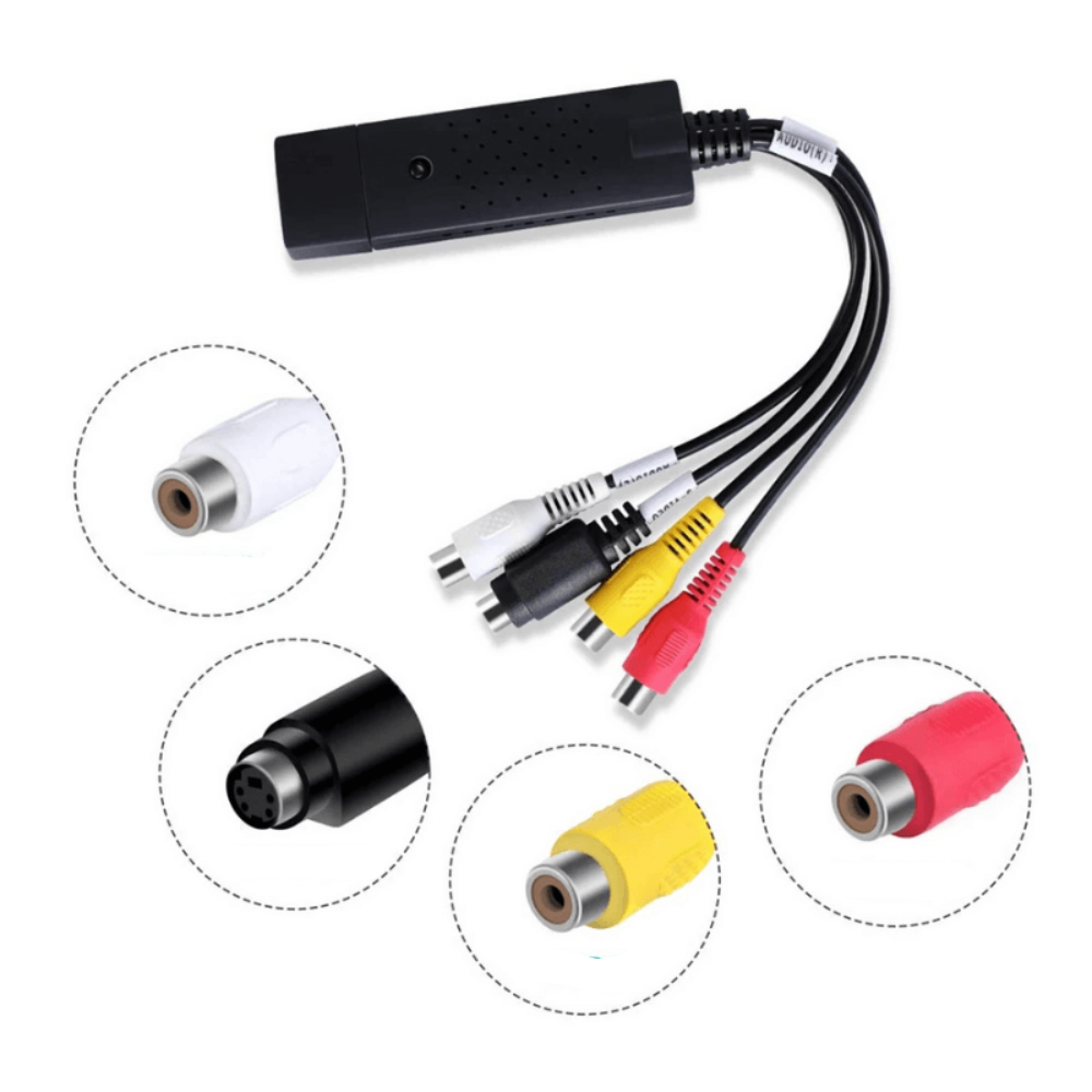 USB-Videorekorder und PC-Aufnahmeschnittstelle zur Archivierung von Heimvideos auf Computerdateien