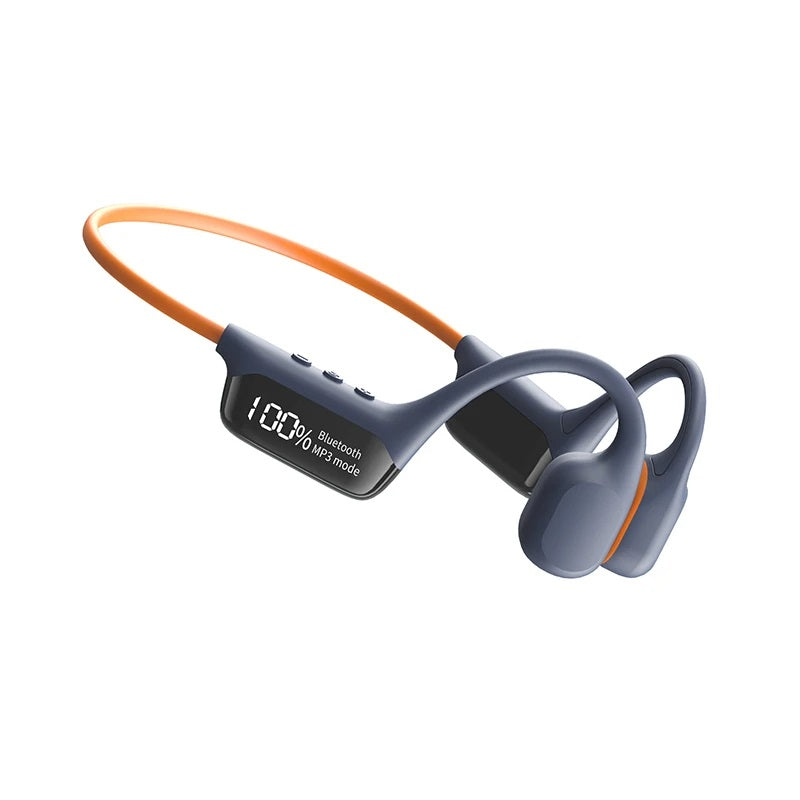 Auriculares de conducción ósea impermeables, reproductor de música integrado de 32 GB, audio inalámbrico de oído abierto para natación, buceo, carrera y deportes