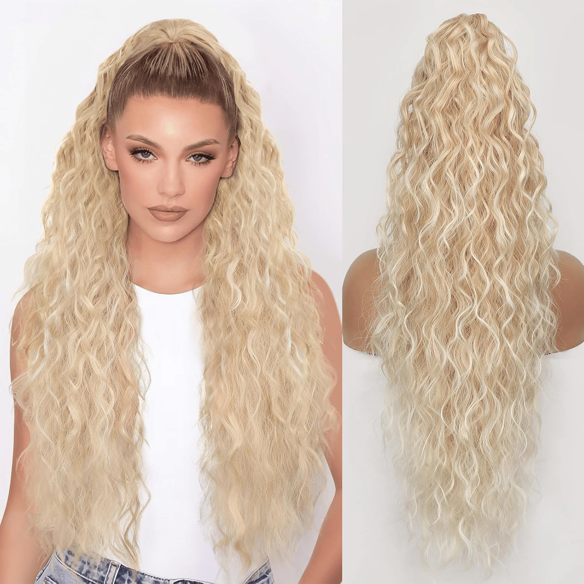 Silkipony Drawstring Ponytail Extension For Instant Voluminous Salon-Worthy Hair
