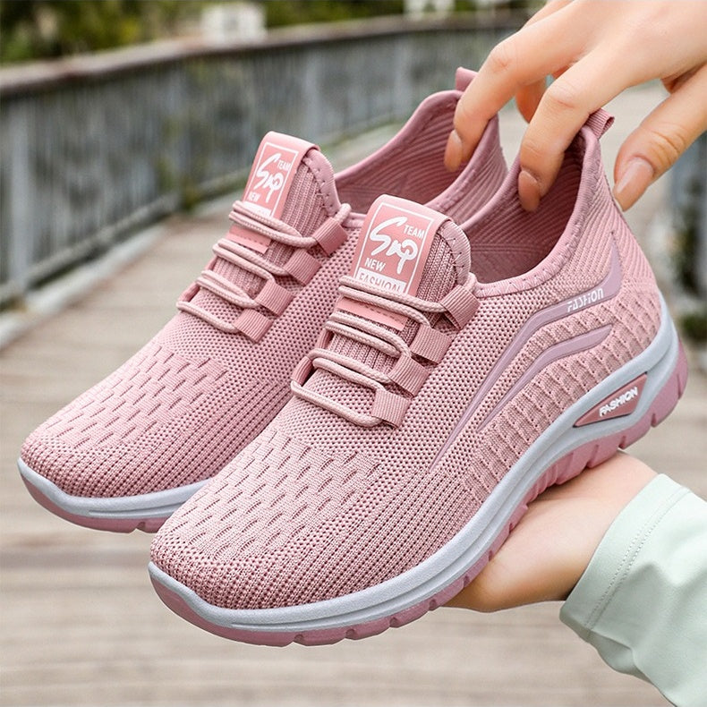 Women's Lightweight Mesh Sneakers – Breathable Slip-On Walking Shoes with Shock-Absorbing Sole for All-Day Comfort & Support | Thomler