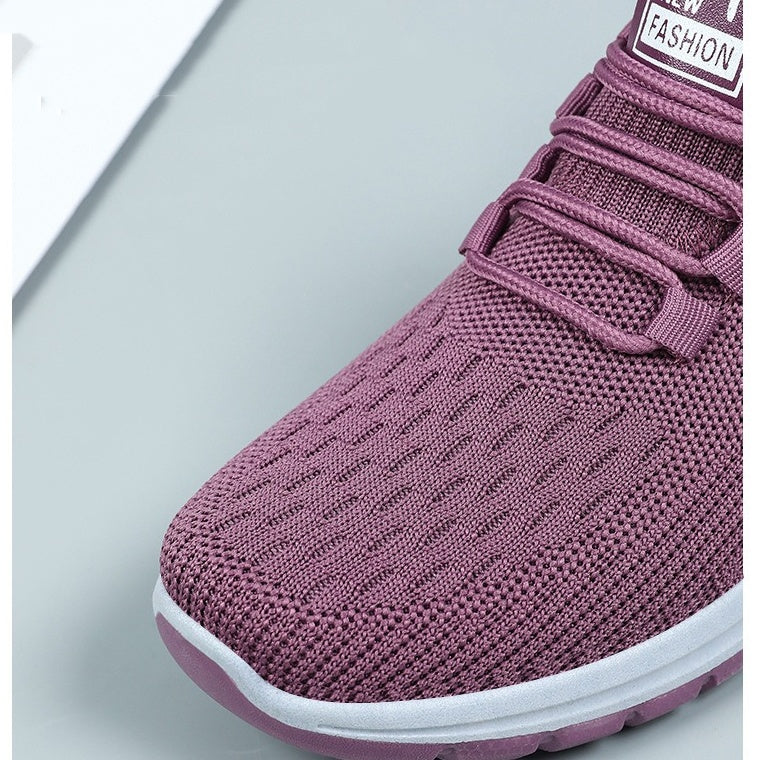Women's Lightweight Mesh Sneakers – Breathable Slip-On Walking Shoes with Shock-Absorbing Sole for All-Day Comfort & Support | Thomler