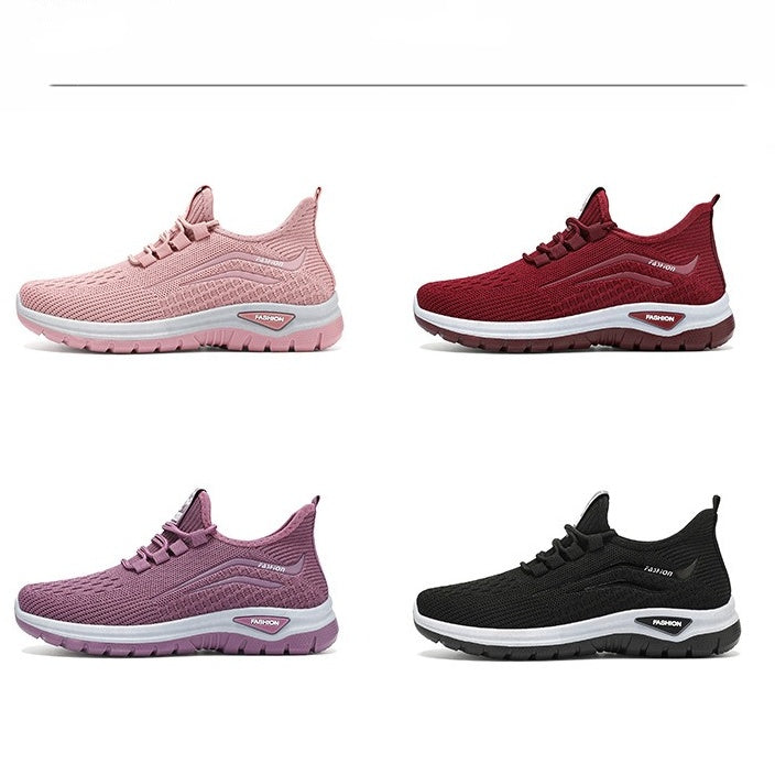 Women's Lightweight Mesh Sneakers – Breathable Slip-On Walking Shoes with Shock-Absorbing Sole for All-Day Comfort & Support | Thomler