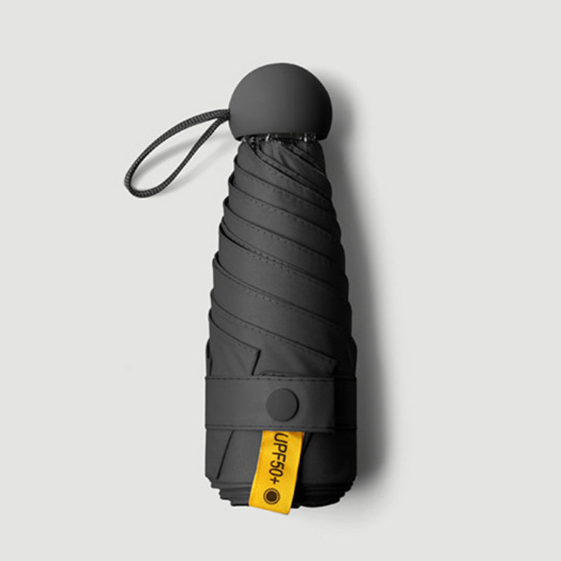 Compact Mini Umbrella with UPF 50+ Sun Protection & Wind-Resistant Frame for Travel & Everyday Carry