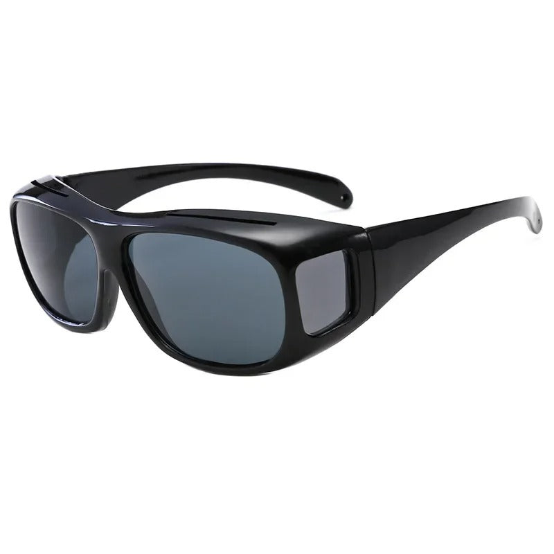 Polarized Fit-Over Sunglasses for Prescription Eyewear with Side Shields for Driving Outdoors Fishing Bright Light Protection | Thomler