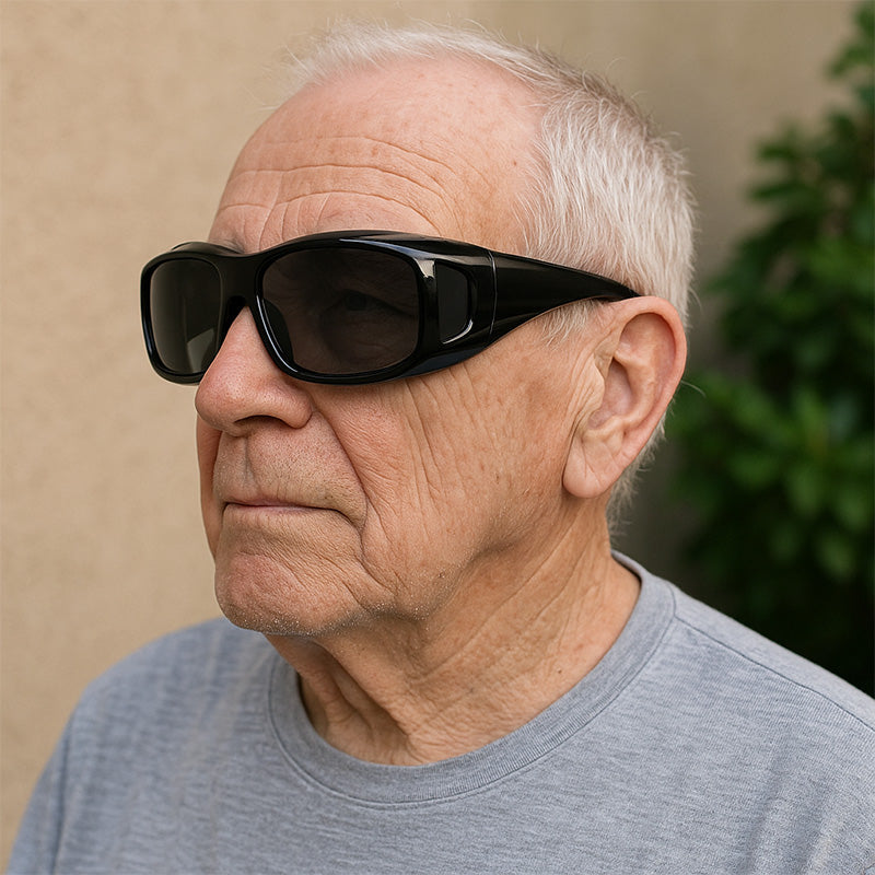 Polarized Fit-Over Sunglasses for Prescription Eyewear with Side Shields for Driving Outdoors Fishing Bright Light Protection | Thomler