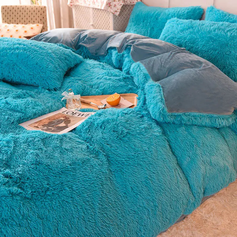 Ultra-Soft Sherpa Fleece Comforter Set – Plush Cloud-Like Warmth for Winter Nights