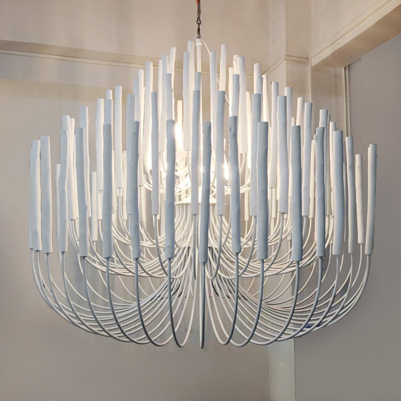Gelaagde Stick Hanglamp Metalen Constructie Verstelbare Hoogte Eetkamer Entree Hal Modern Plafondverlichting Statement P
