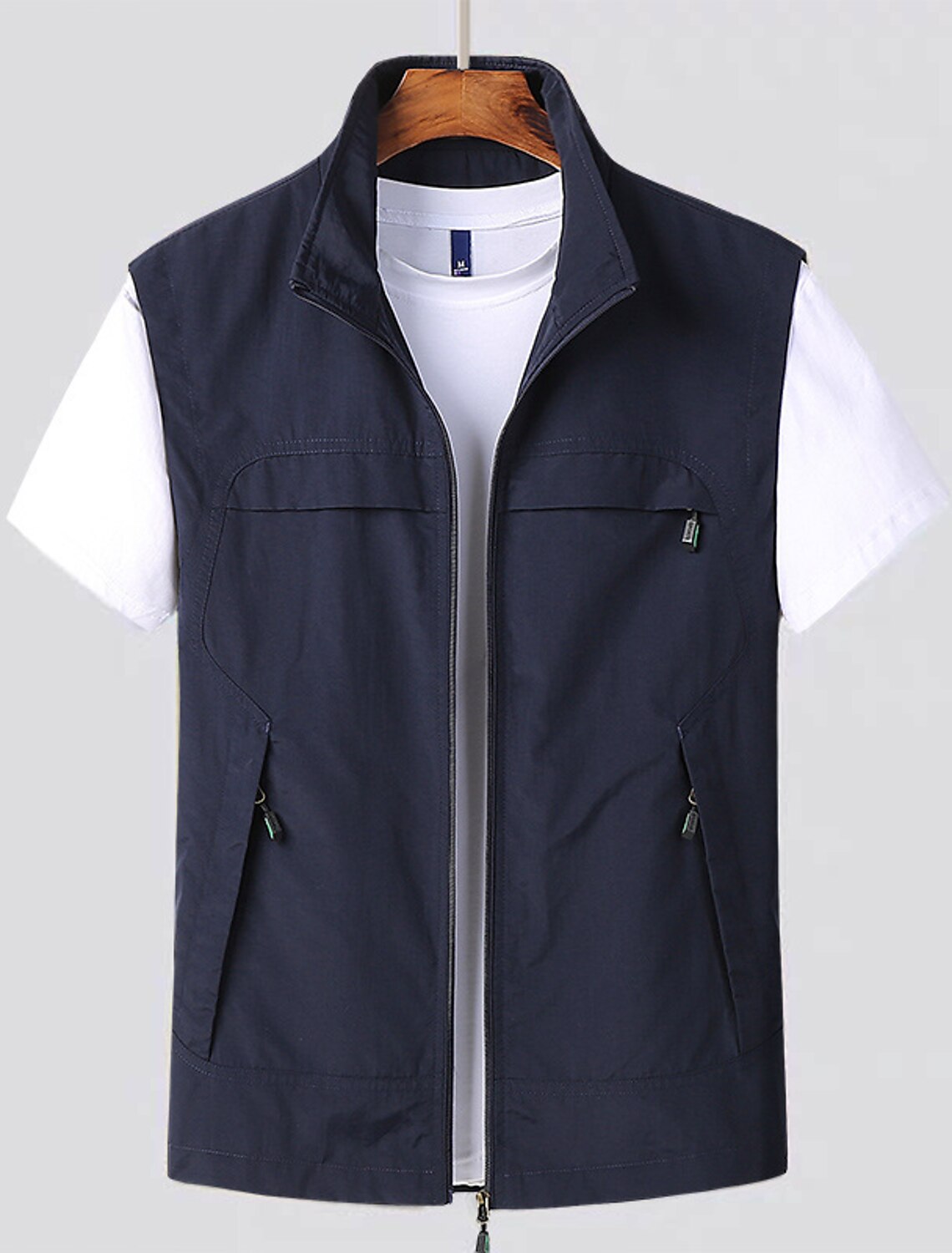 Schnelltrocknende Mesh-Weste für Herren, Outdoor-Weste mit vielen Taschen zum Angeln, Wandern und Reisen, ärmellose, atmungsaktive und leichte Abenteuerausrüstung