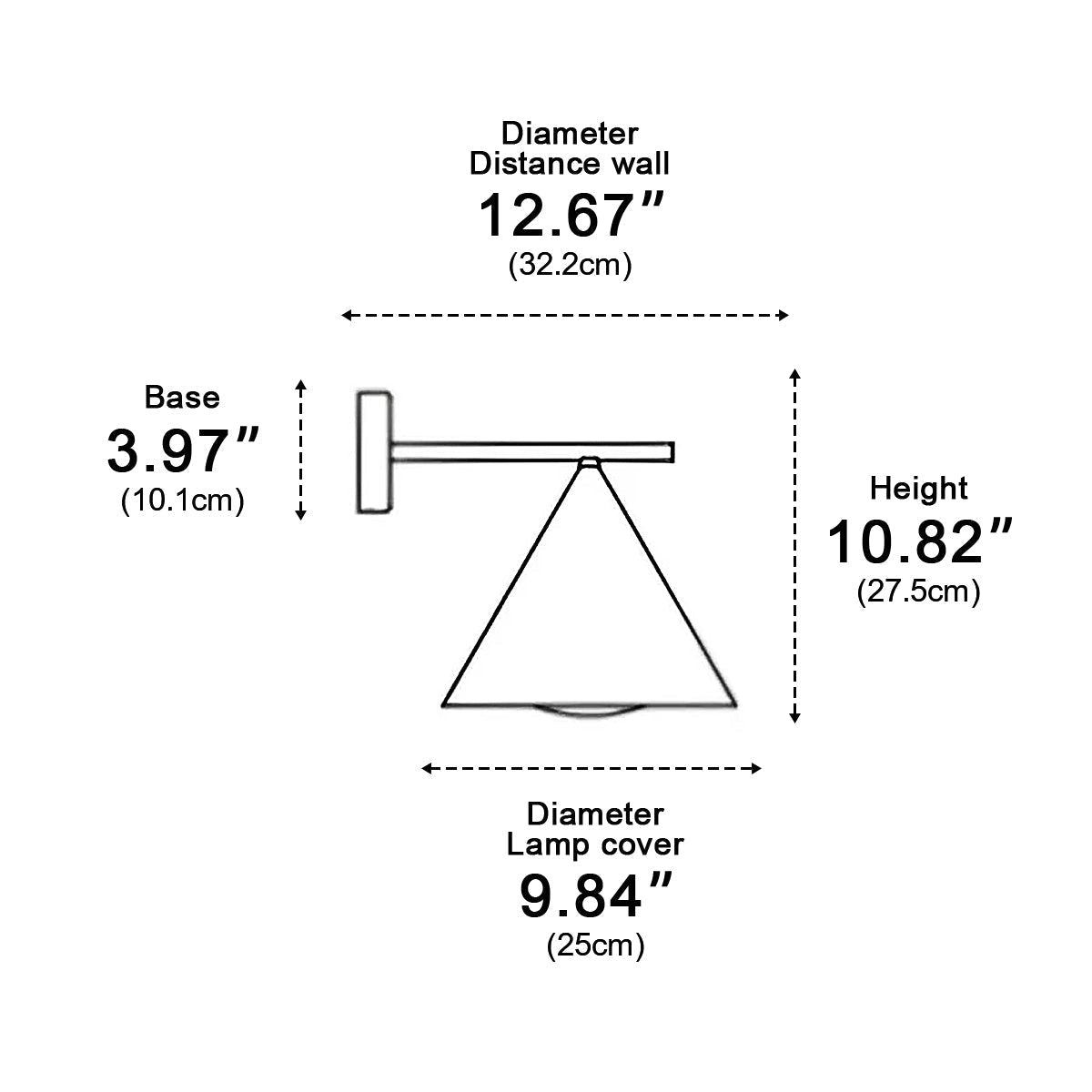 Exterior LED Fixture for Entryway, Deck & Walkway – Weather-Resistant Metal Housing, 3000K Glow – 10 in Bell Design