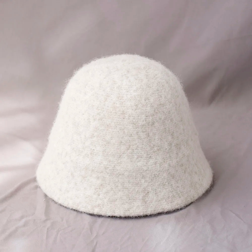 Soft Wool Winter Hat for Women – Foldable, Classic Fisherman Design for Cold Weather