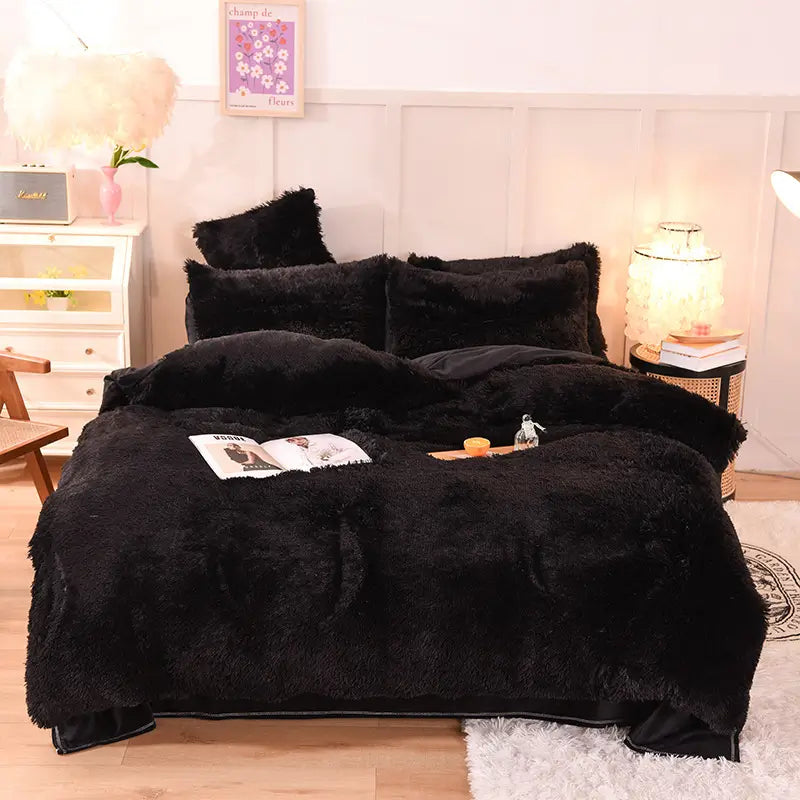 Ultra-Soft Sherpa Fleece Comforter Set – Plush Cloud-Like Warmth for Winter Nights