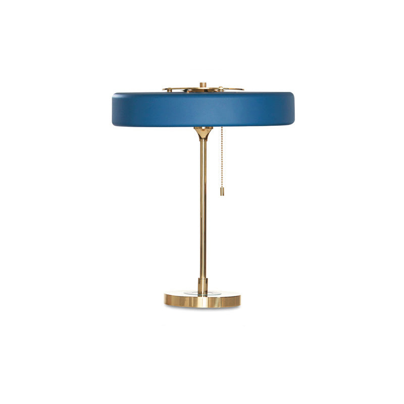 Adjustable Desk Light with Counterweight 10W LED Brass Finish Midcentury Modern Pull Chain Switch for Nightstand Office Home | Thomler