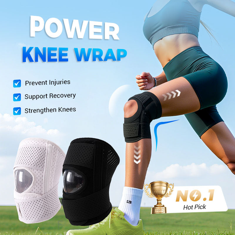 Adjustable Knee Brace with Stabilizing Straps – Breathable Compression Sleeve for Sports