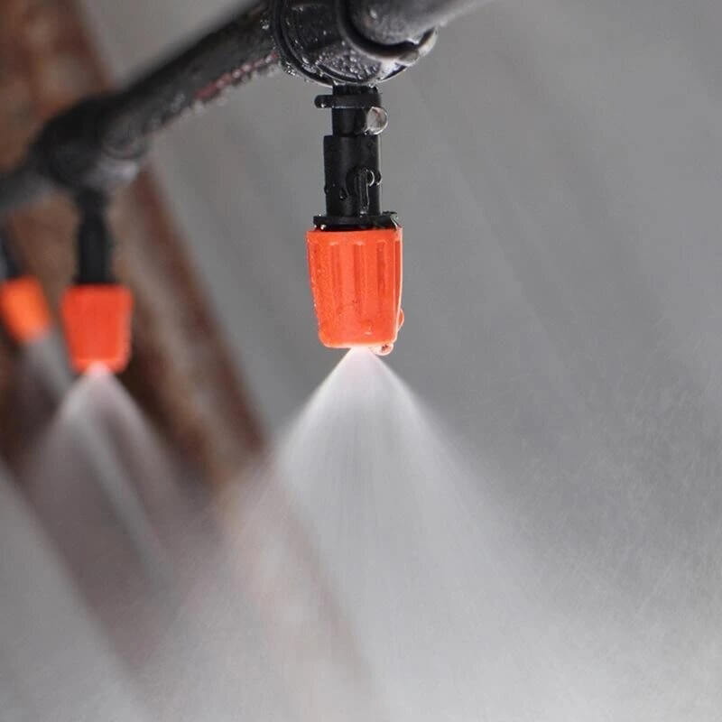 Automatic Garden Watering Kit with Adjustable Spray Nozzles for Vegetable Beds, Greenhouses & Flowerbeds | Thomler