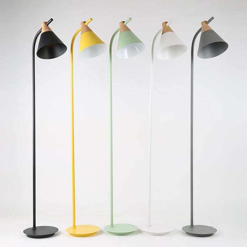 Standing Light Fixture Metal 61 Inch Adjustable E26 Socket Contemporary Upright Illumination