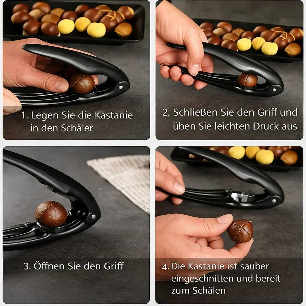 Heavy-Duty Shell Cracker Tool with Comfortable Grip for Walnuts Pecans Hazelnuts Almonds – Durable Metal Kitchen Gadget for Nuts and Chestnu | Thomler