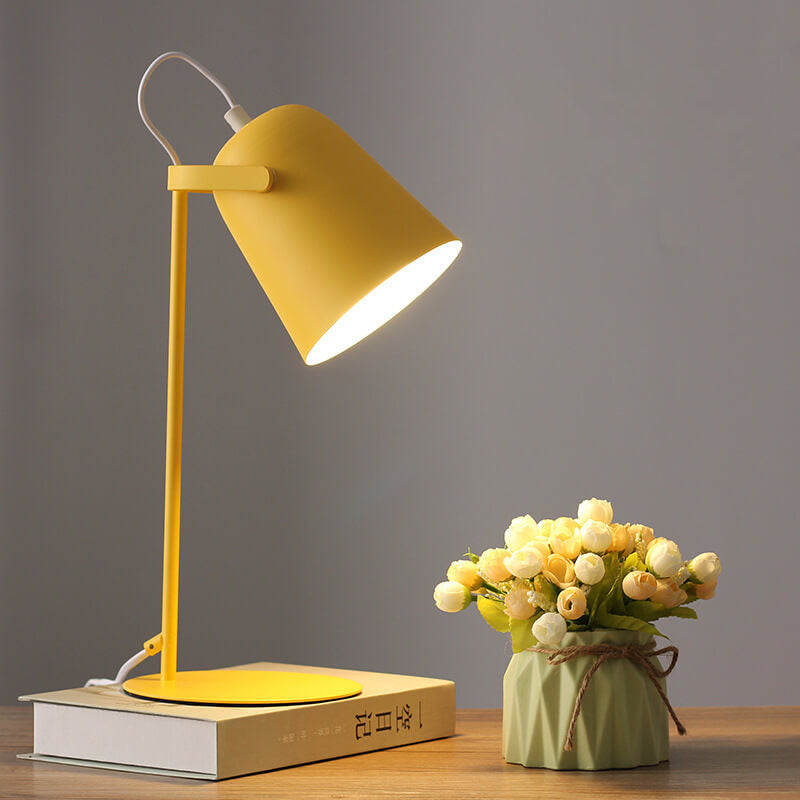 Metal Accent Light 12 Inch Iron Task Lamp with Bucket Shade E27 Socket for Nightstand Desktop Office Corner Home | Thomler