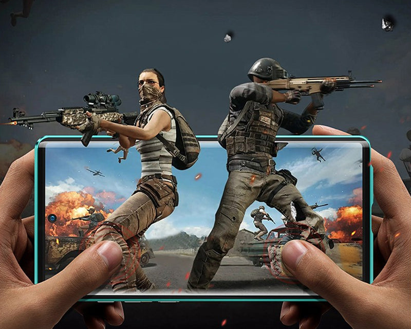 Magnetisch gehard glazen telefoonhoesje voor Samsung Galaxy met dubbelzijdige bescherming en zelfsluitende vergrendeling
