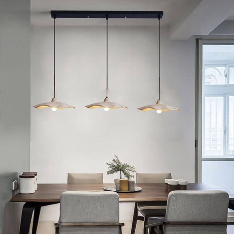Industrial Concrete Hanging Light 10 in Yellow Ceiling Pendant Hardwired E26 Socket Adjustable Cord Kitchen Dining Room Bedroom Entryway Rus | Thomler