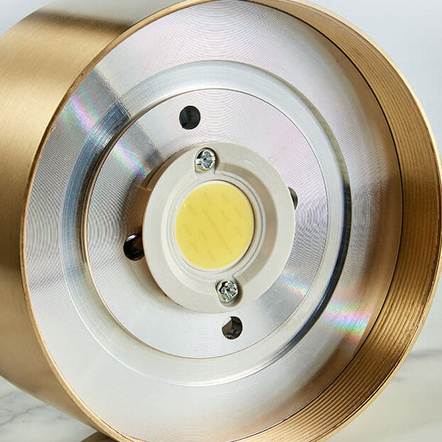 Recessed LED Ceiling Light Copper Finish 5 in Round Ultra Low Profile for Bedroom Entryway Kitchen | Thomler