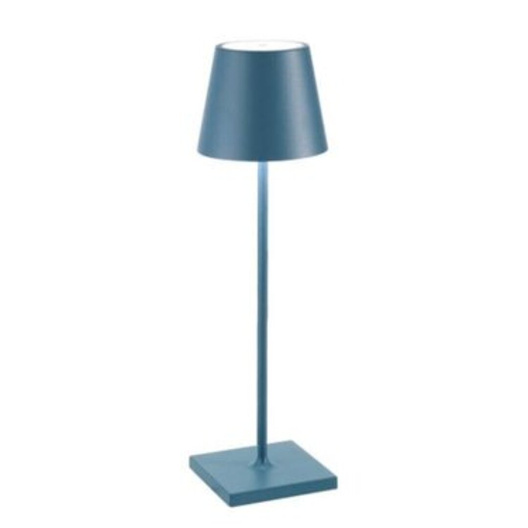 Rechargeable LED Touch Table Lamp with 3-Level Dimmer | Cordless Portable Desk Light for Indoor & Outdoor Use | IP54 Waterproof Metal Lamp | Thomler