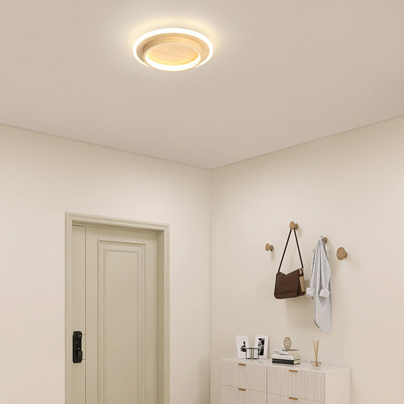 Round Flush Mount LED Light 2 in Low Profile for Bedroom Hallway Living Room Kitchen Entry Modern Ultra Slim Disk Design 10W 20W Integrated | Thomler