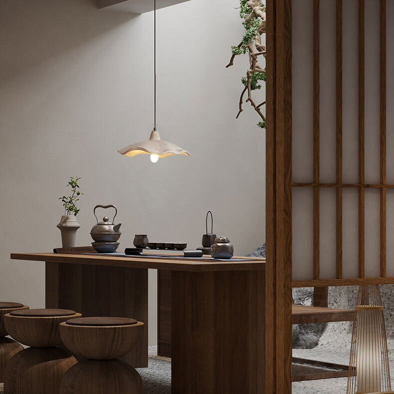 Industrial Concrete Hanging Light 10 in Yellow Ceiling Pendant Hardwired E26 Socket Adjustable Cord Kitchen Dining Room Bedroom Entryway Rus | Thomler