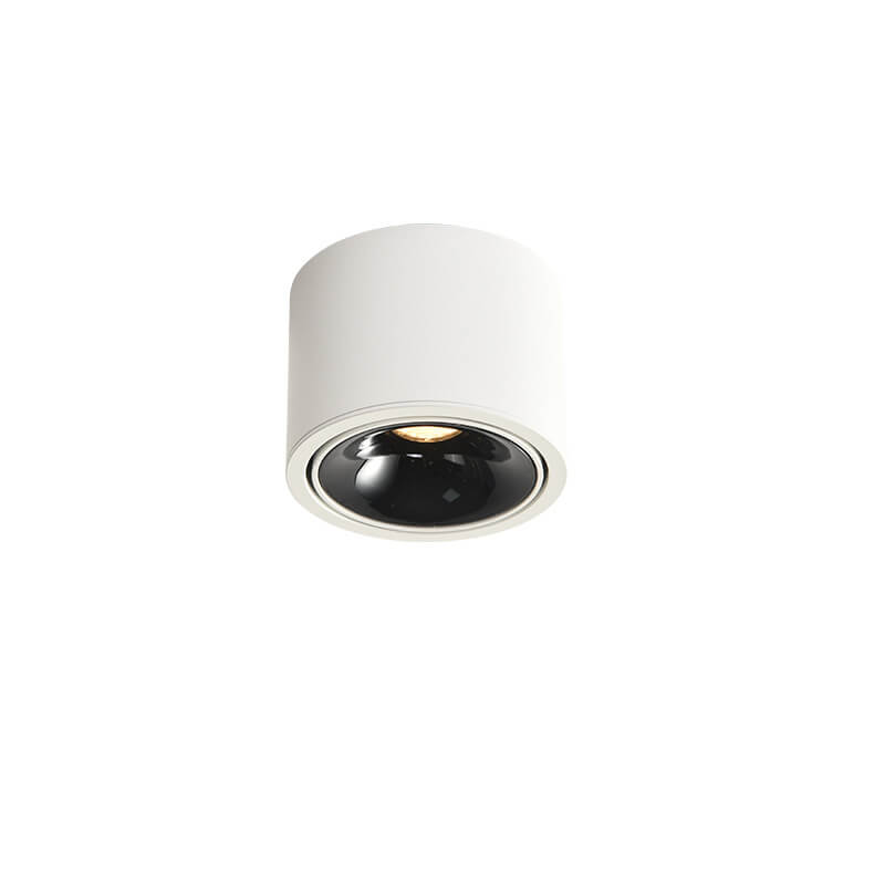 Low-Profile Aluminum LED Ceiling Fixture 3.7 Inch Round 12W Contemporary Overhead Lighting Hallway