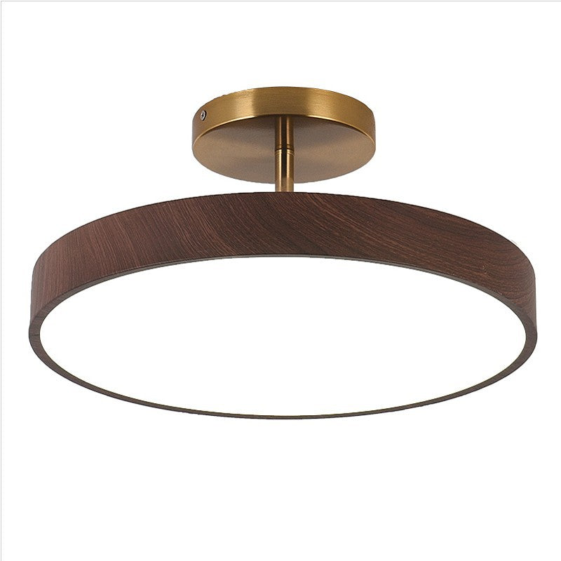 Close-to-Ceiling LED Fixture 12-Inch Iron Round Low-Profile for Hallways Bedrooms Kitchens Entryways Modern Dimmable 3000K-5000K | Thomler