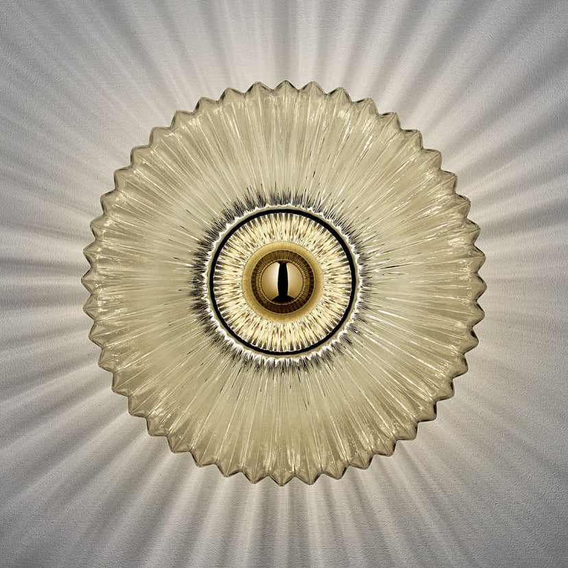 Glazen wandlamp 9,5 inch bedraad modern armatuur E26-fitting sfeerverlichting voor slaapkamer hal eetkamer rookgrijs mat optie | Thomler