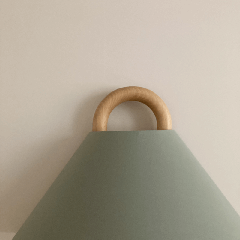 Sconce Light Fixture Wooden Frame Cloth Shade E12 Socket Flexible Install for Bedroom Living Room Hallway Apartment Home | Thomler