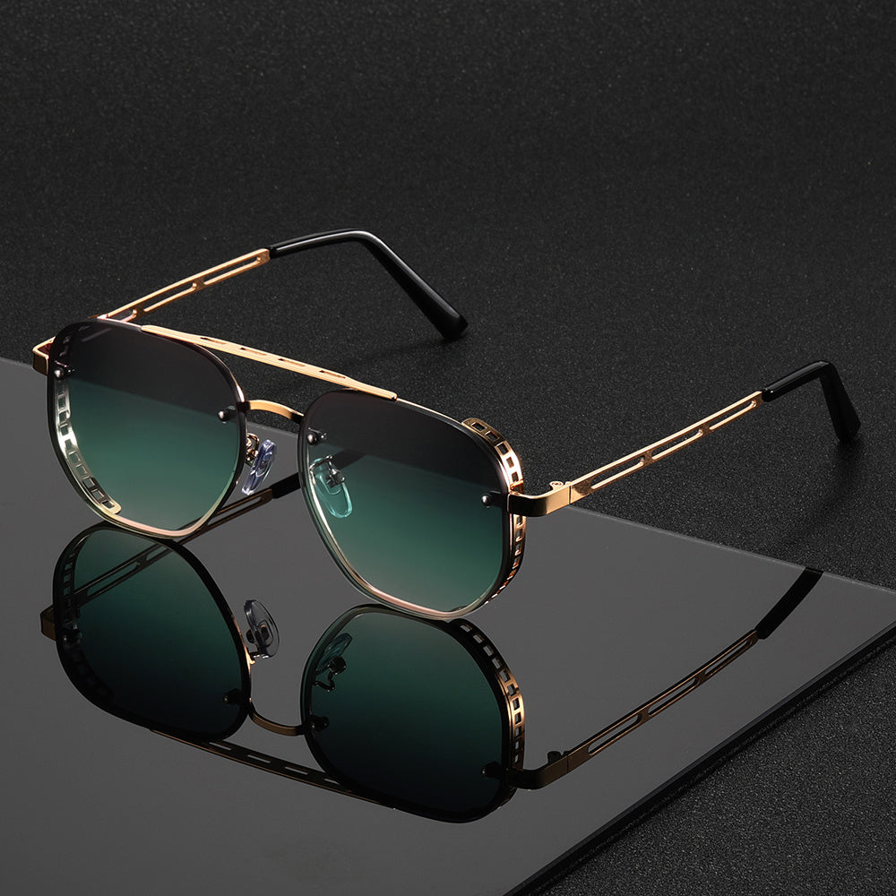 Round Metal Sunglasses with UV Protection for Men & Women – Lightweight Everyday Eyewear | Thomler