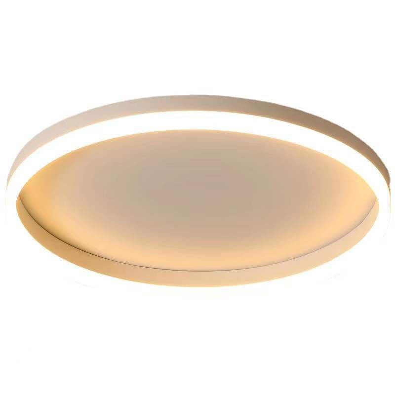 20 in Dimmable LED Ceiling Light with Remote Iron & Acrylic Fixture for Bedrooms Hallways Living Rooms Modern Low-Profile Design | Thomler