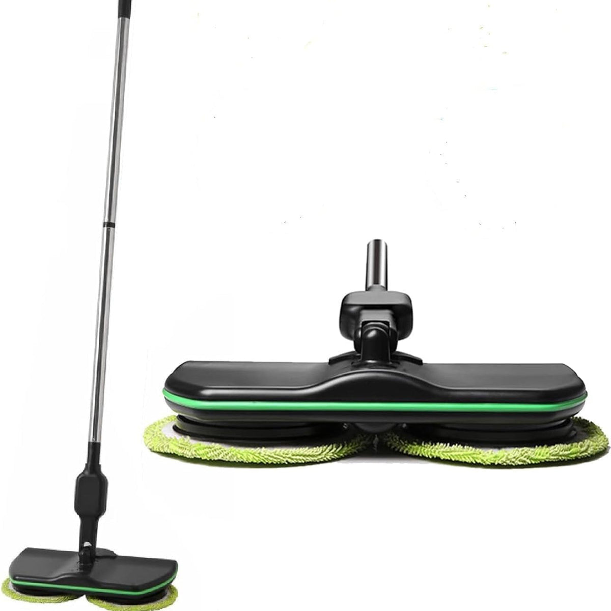 Battery-Powered Hardwood Floor Scrubber 4-in-1 Wireless Mopping Machine Lightweight Tile Sweeper Polisher for Kitchen Bathroom Laminate Viny | Thomler