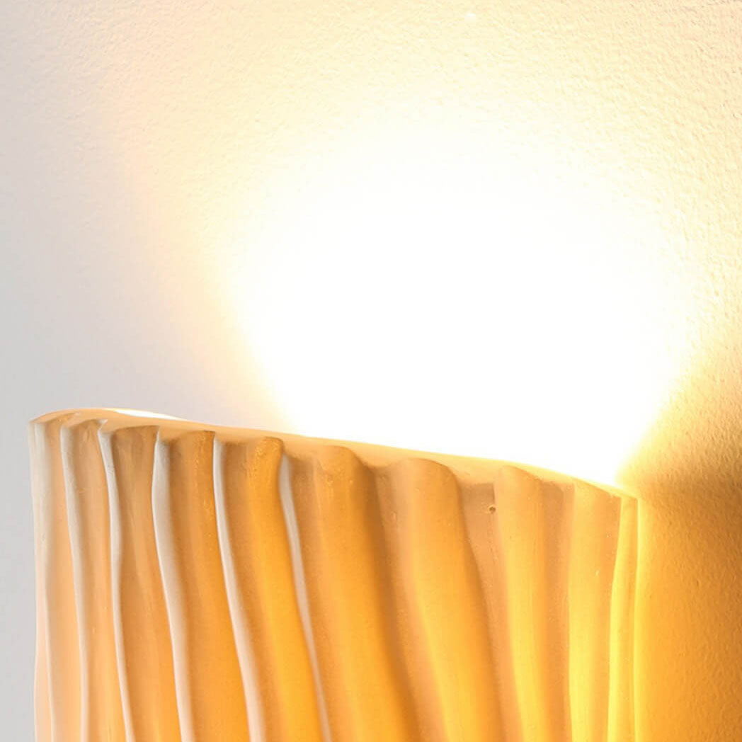 Resin Sconce Bi-Directional Light 10 inch Modern Wall Mount for Bedroom Hallway Study Accent Lighting | Thomler