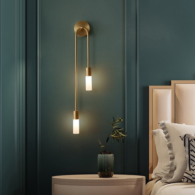 Indoor Sconce Fixture 10 Inch Gold Metal Accent Light for Bedroom Dining Area Living Space Hardwired G9 LED Warm White Lighting | Thomler