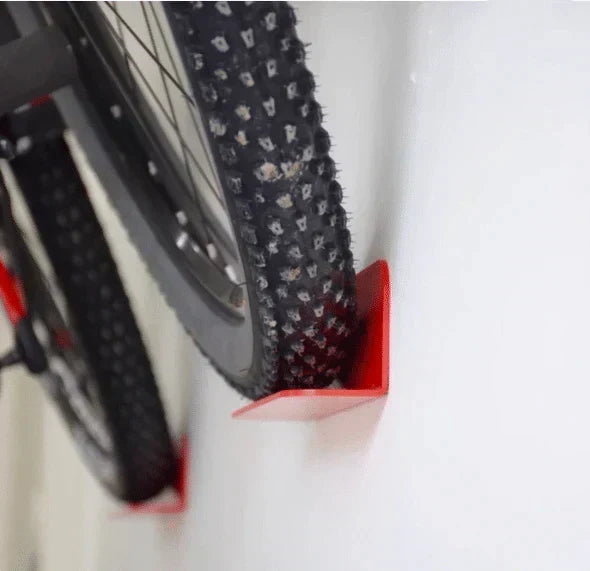 Wand-Fahrradhalterung mit Pedal-Haken & Reifenauflagen für Garage, Haus & Wohnung